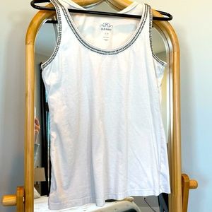 Old Navy beaded neck tank size small